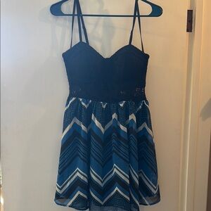 Material Girl Black Dress with Spaghetti Straps